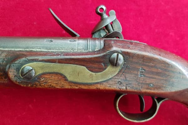 A scarce British Military Flintlock Cavalry Officer's Pistol by 